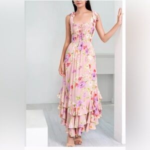 NWT Yumi Kim Anthropologie Floral Romantic Maxi Dress